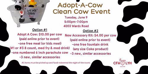 2026 Adopt-A-Cow Clean Cow Event