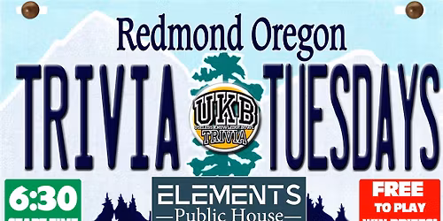 Trivia (& Tacos) Tuesdays at Elements Public House in Redmond