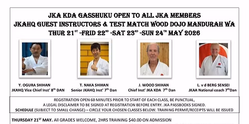 JKA KDA MASTER CAMP