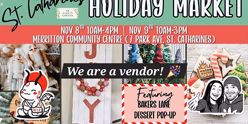 We are a Vendor! St. Catharine's Holiday Market