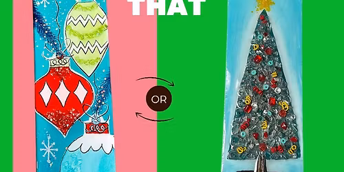 December Resin and Crushed Glass Workshop at Fired Up!