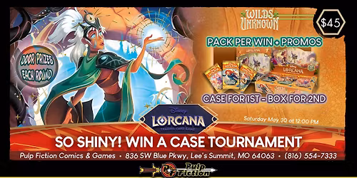 Lorcana SO SHINY! Infinity Constructed Win A Case