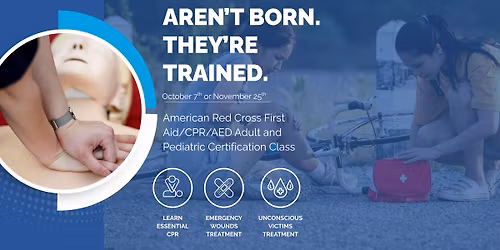 American Red Cross First Aid\/CPR\/AED Adult and Pediatric Certification Class