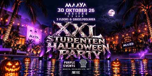 XXL STUDENTEN HALLOWEEN PARTY