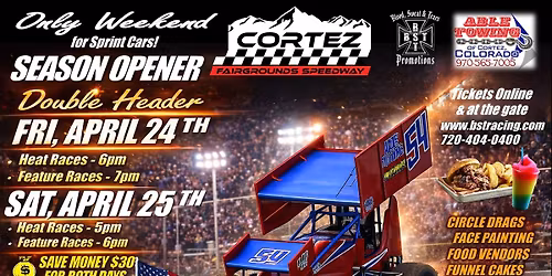 Season Opener 360 Sprint Car Spring Nationals - Double Header