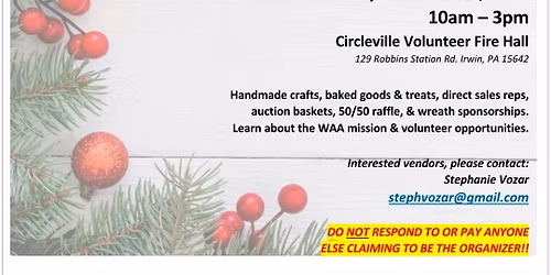 2025 Wreaths Across America - North Huntingdon Craft & Vendor Show