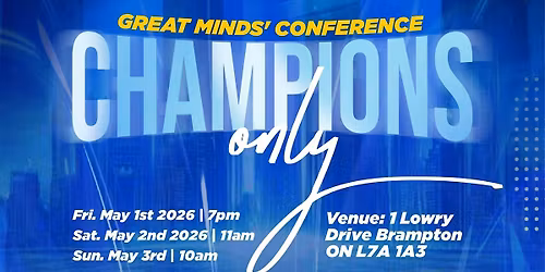 2026 Great Minds' Conference
