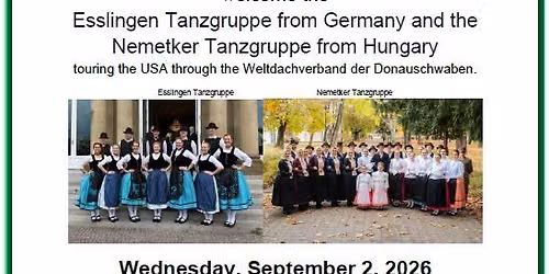 Esslingen Tanzgruppe  and Nemetker Tanzgruppe Performance