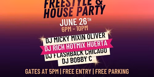 Freestyle & House Party at The Pav!