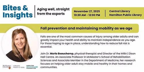 Bites & Insights: Fall prevention and maintaining mobility