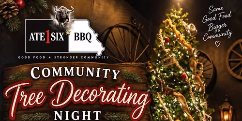 Ate1Six Community Tree Decorating Night 