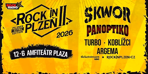 Rock in Plze\u0148 II 2026 | \u0160KWOR, Panoptiko, Turbo a dal\u0161\u00ed