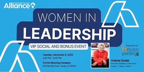 Women in Leadership: VIP Social and Bonus Event with Val Grubb