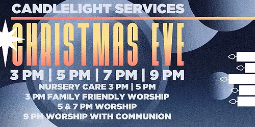 Christmas Eve Candlelight Service - 5 PM