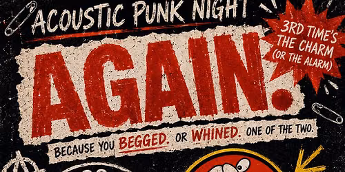 ACOUSTIC PUNK NIGHT AT THE BREAKROOM