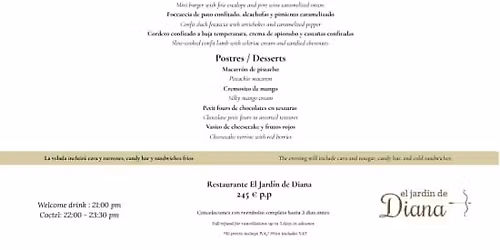 C\u00f3ctel y fiesta de Nochevieja en Jard\u00edn de Diana, Hyatt Centric Gran V\u00eda Hotel 5*