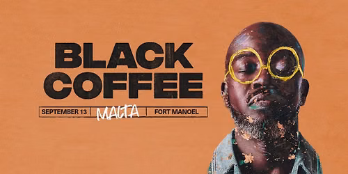 Black Coffee at Fort Manoel Malta - 13 September 2026