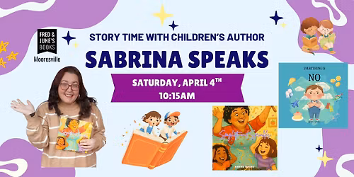 Story Time with Children's Author Sabrina Speaks