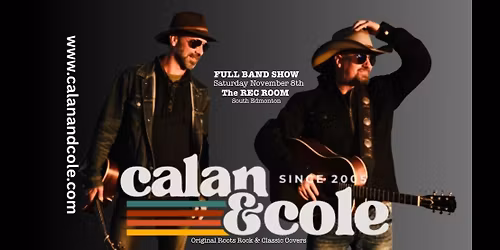 Calan & Cole - Original Roots Rock & Classic Covers - LIVE at the Rec Room, South Edmonton