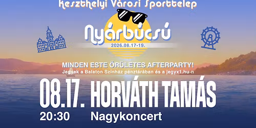 HORV\u00c1TH TAM\u00c1S Nagykoncert - KESZTHELY