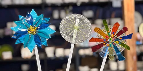 Round Garden Stake: Intro to Glass - Class Fee