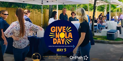 GiveNOLA Day BBQ Picnic at Hope House