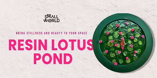 Resin Lotus Pond