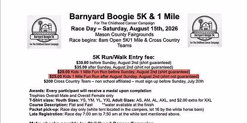 2026 Barnyard Boogie 5K\/1K