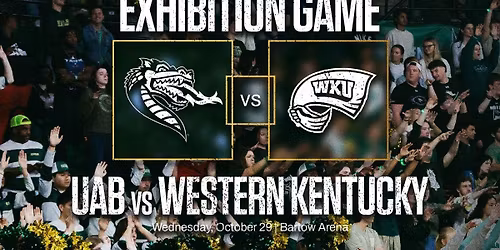 Parking Western Kentucky Hilltoppers at UAB Blazers Mens Basketball (Exhibition)