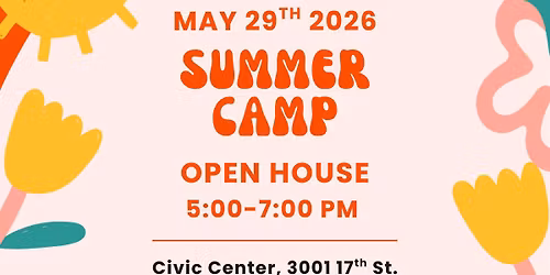 Summer Camp Open House