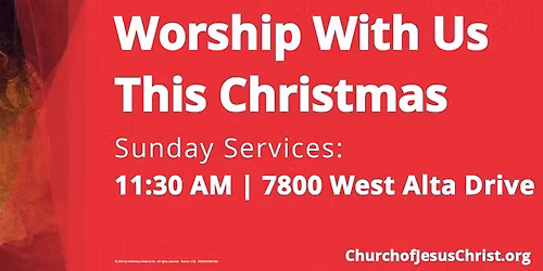 Alta Vista Christmas Program and Come and See