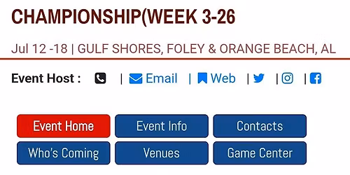 USSSA WORLD SERIES IN GULF SHORES ALA.