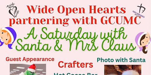 Wide Open Hearts A Saturday with Santa & Mrs Claus Fundraiser