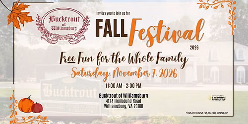 Annual FREE Fall Festival