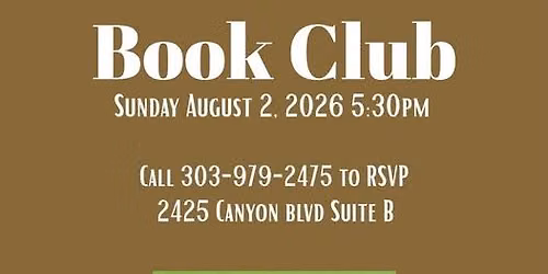 FRB&O Boulder August Book Club Meeting