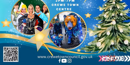 Christmas Lights Switch On Event in Crewe 2025