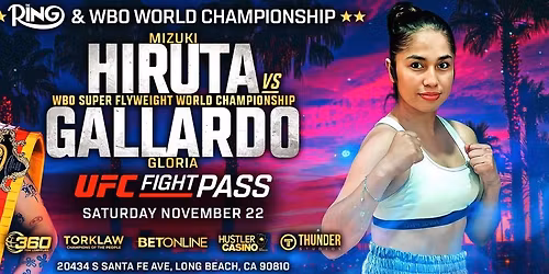 Mizuki Hiruta vs Gloria Gallardo