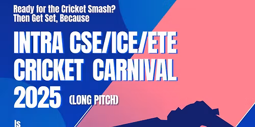 EWU Intra CSE\/ICE\/ETE Cricket Carnival 2025