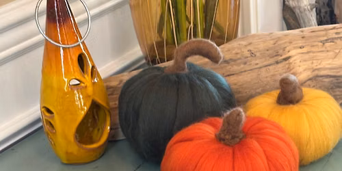 Needle Felted Pumpkins