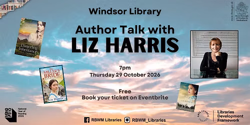 Liz Harris at Windsor Library