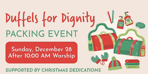 Duffels for Dignity Packing Event