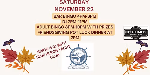 Friends-giving w\/ Special Guest and Master of Ceremonies Mills McCoin