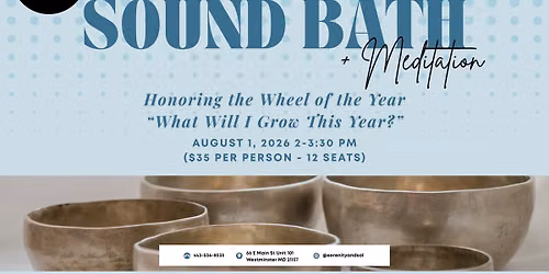 Sound Bath Meditation Lughnasadh