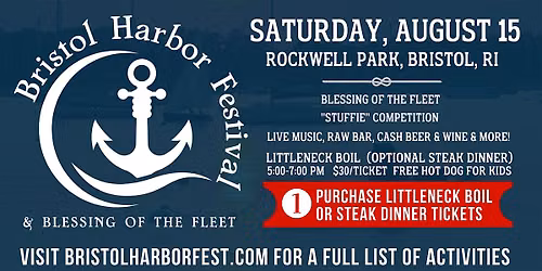 13th Annual Bristol Harbor Festival & Blessing of the Fleet