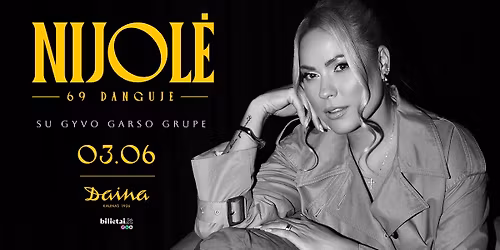 Nijol\u0117 (69 Danguje) su gyvo garso grupe @ Daina \/ Kaunas