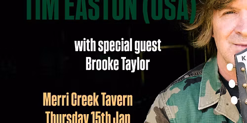 Tim Easton (USA) & special guest Brooke Taylor