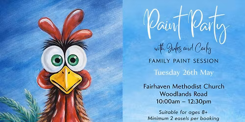 HALF TERM FAMILY FUN. LYTHAM paint party