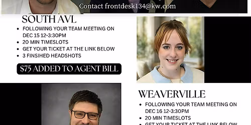 KWP South Weaverville Headshot Day