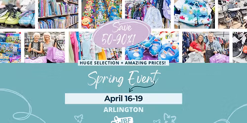 HUGE Kids' Consignment Event ~ JBF Arlington!