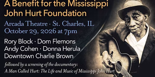 Mississippi John Hurt Foundation Fundraiser